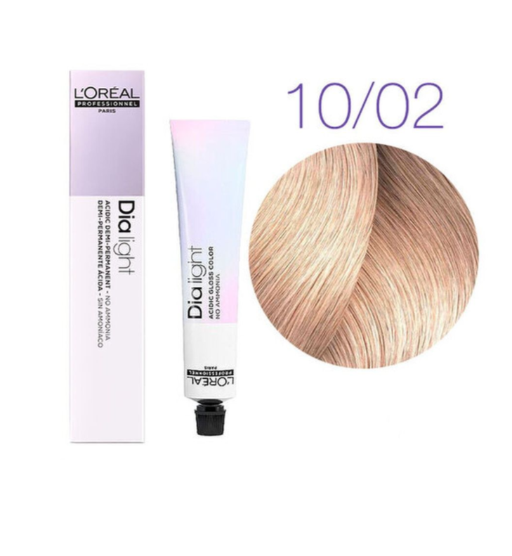 Loreal dialight. L'Oreal Professionnel dia Light краска для волос, 9.02. Dialight 9.5 краска. Лореаль 10.32. Диа Лайт 9.01.