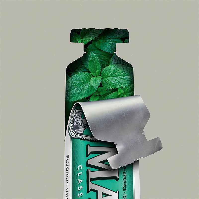Зубная паста Классическая насыщенная мята зеленая - Marvis Classic Mint Strong Toothpaste