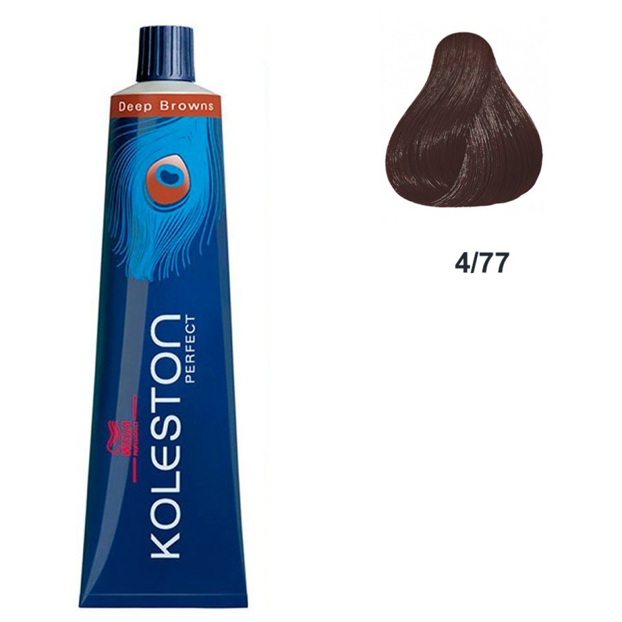 Стойкая крем-краска 4/77 Горячий шоколад - Wella Professional Koleston Perfect 4/77 60 ml