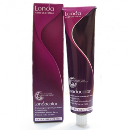 Стойкая крем-краска темный блонд перламутрово-пепельный Londa Professional Londacolor Creme Extra Rich, 6/81 60 мл