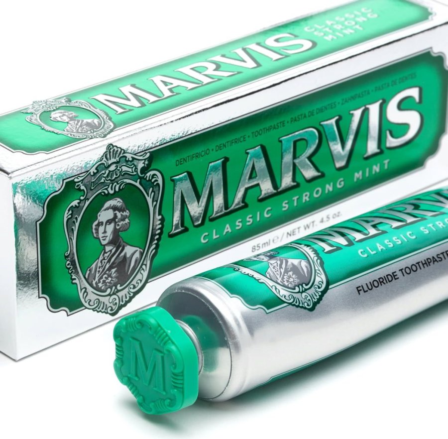 Зубная паста Классическая насыщенная мята зеленая - Marvis Classic Mint Strong Toothpaste