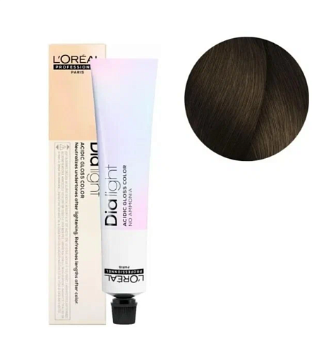 Краска для волос, 6.3 темный блондин золотистый - L'Oreal Professionnel Dia Light 6.3