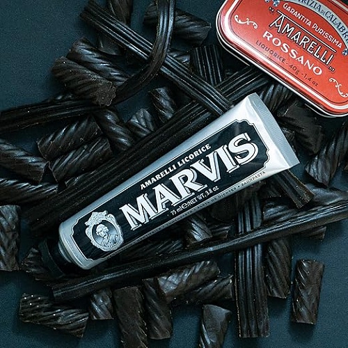 Зубная паста Лакрица Амарелли черная - Marvis Amarelli Licorice Mint Toothpaste