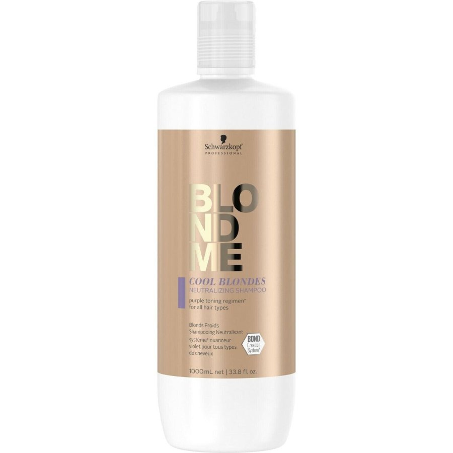 Нейтрализующий шампунь для холодных оттенков блонд - Schwarzkopf Professional BlondMe Cool Blondes Neutralizing Shampoo 