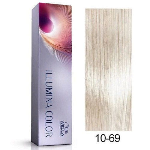 Стойкая крем-краска 10/69 Яркий блонд фиолетовый сандрэ - Wella Professional Illumina Color 