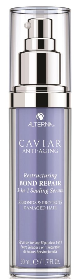 Уплотняющая сыворотка тройного действия для восстановления волос - (Alterna Caviar Anti-Aging Restructuring Bond Repair 3-in-1 Sealing Serum)