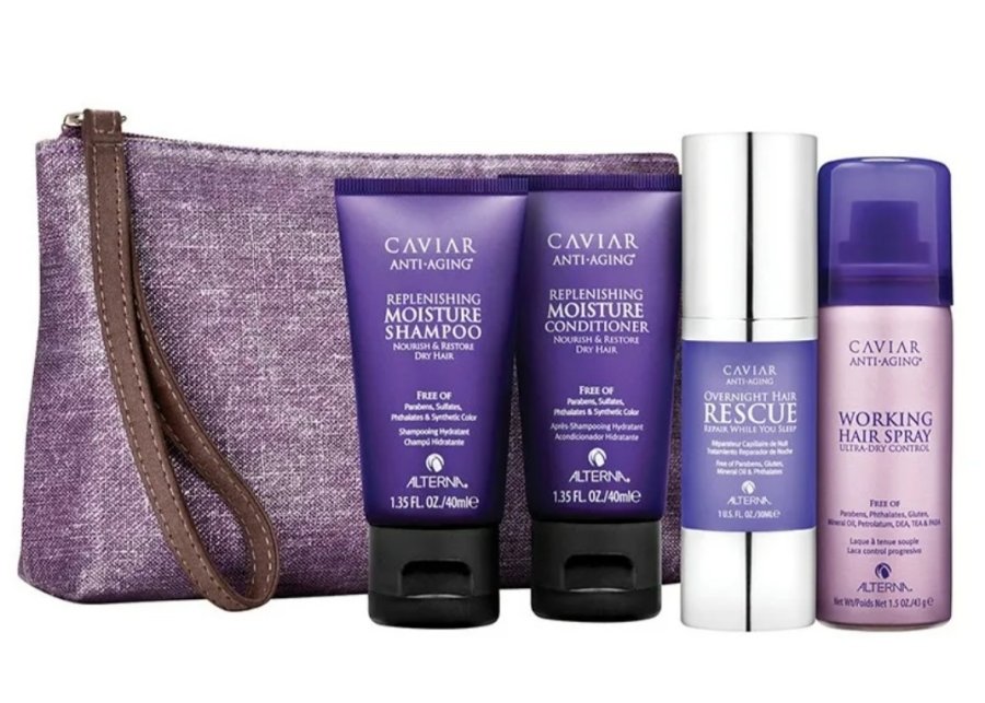 Набор дорожный для увлажнения волос - (Alterna Caviar Travel Set Moisture)