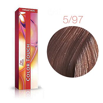 Тонирующая краска 5/97 Светло-коричневый сандре коричневый - Wella Professional Color Touch 5/97