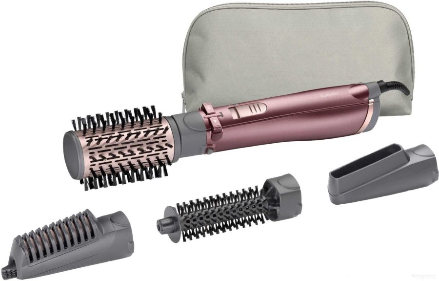 Фен-щетка для волос - BaByliss AS960E Beliss Big Hair 1000W Rose