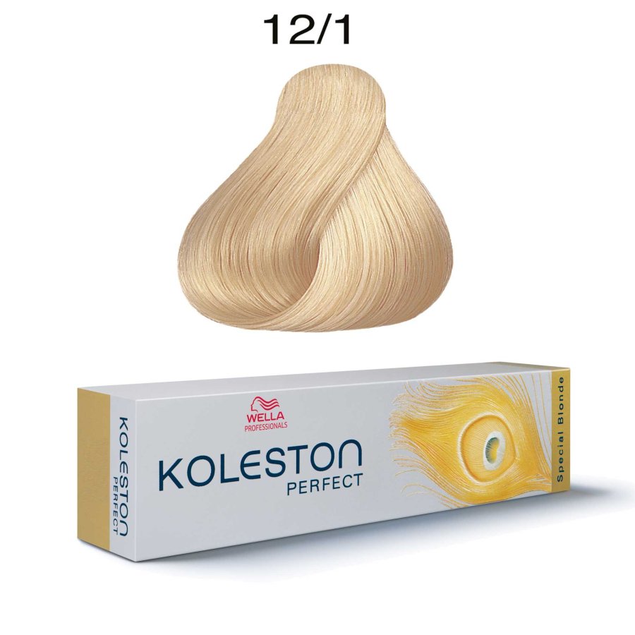 Стойкая крем-краска 12/1 Ультраяркий блонд пепельный - Wella Professional Koleston Perfect 12/1 60 ml