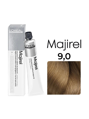 Стойкая крем-краска очень светлый блондин глубокий - L'Oreal Professionnel Majirel 9.0