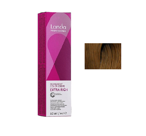 Стойкая краска для волос блонд коричнево-золотистый - Londa Professional Color Creme Extra Rich 7/73