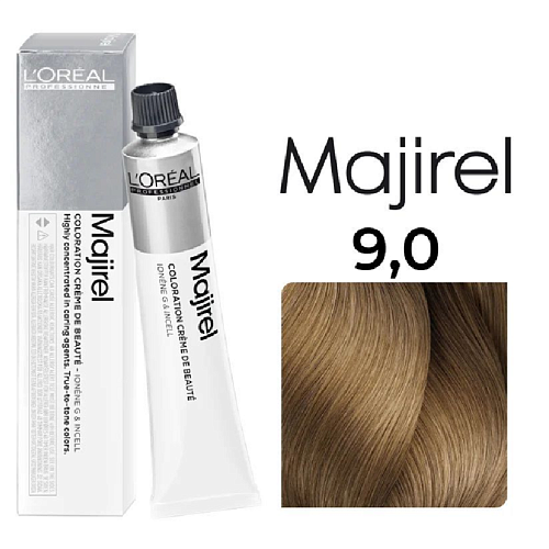 Стойкая крем-краска очень светлый блондин глубокий - L'Oreal Professionnel Majirel 9.0